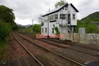 PHOTO  BLAIR ATHOLL SIGNAL BOX ON THE HIGHLAND LINE AT THE SOUTH END OF THE DOUB