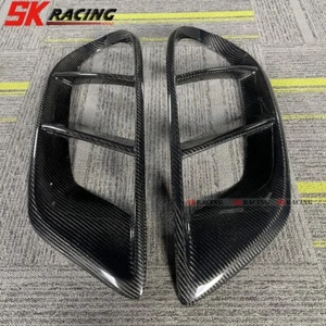 Cubierta de ventilación de aire antiniebla de fibra de carbono para Benz W205 C200 C300 C43 2015-2018 - Imagen 1 de 16