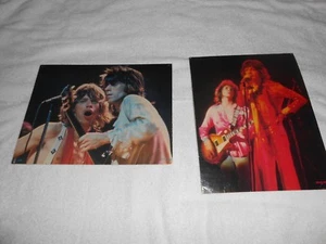 LOT OF 2 ROLLING STONES CONCERT 1973 COLOR PHOTOS 8 1/2 " x 11 " . - Picture 1 of 8
