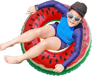 lyanny Lime Pool Float | Swim Tube Raft, Watermelon Kiwi Orange Lime Fruit In... - Picture 1 of 14