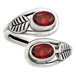 Adjustable - Hessonite Garnet 925 Sterling Silver Ring s.7 Jewelry R-1483 - Picture 1 of 5