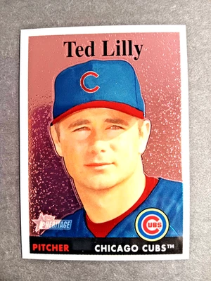 2007 Topps Heritage #28 Ted Lilly Chrome /1958 Cubs - Image 1 of 2