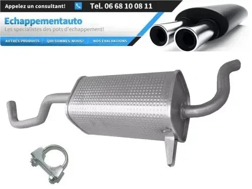 Renault Grand Modus 1.2/1.4 Scarico Con Silenziatore Posteriore E Omologazione - Immagine 1 di 1