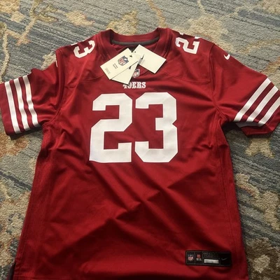 Camiseta Nike San Francisco 49ers #23 McCaffery Roja Juvenil L 14/16 Auténtica Nueva Foto 1 de 4