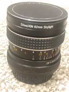 Bower 35 MM Camera Lens W/ Carry Case 1 : 2.8 F = 2.8 MM - Picture 1 of 9
