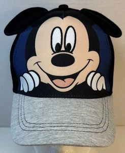 Disney Mickey Mouse Youth Baseball Cap Hat w/Ears Adjustable NWT - Picture 1 of 10