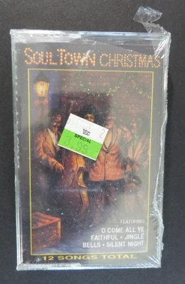 THE SOUL BROS. - SOUL TOWN CHRISTMAS - SEALED SILVER BELLS CASSETTE TAPE - Image 1 of 3