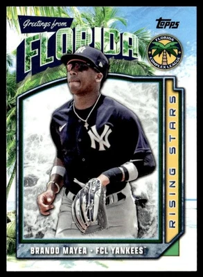 2024 Topps Pro Debut Complex League Rising Stars Brando Mayea FCL Yankees - Image 1 of 2