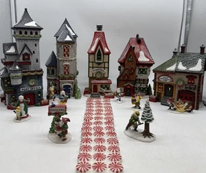 Dept 56 Large Bundle North Pole Xmas Bakery Tin Soldier Post Office Dolls Orlys - Picture 1 of 24