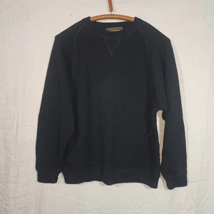 Sudadera Suéter Pullover PERU UNLIMITED so S Negra Bebé Mezcla Lana Alpaca - Imagen 1 de 6