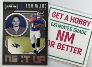 Tylan Wallace 2021 Panini Playbook Next Up #NXT-TWA Insert Baltimore Ravens - Picture 1 of 1