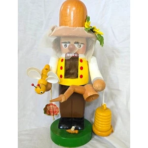 Cascanueces Steinbach BeeKeeper hecho a mano en Alemania 12" de alto *LEER* - Imagen 1 de 13