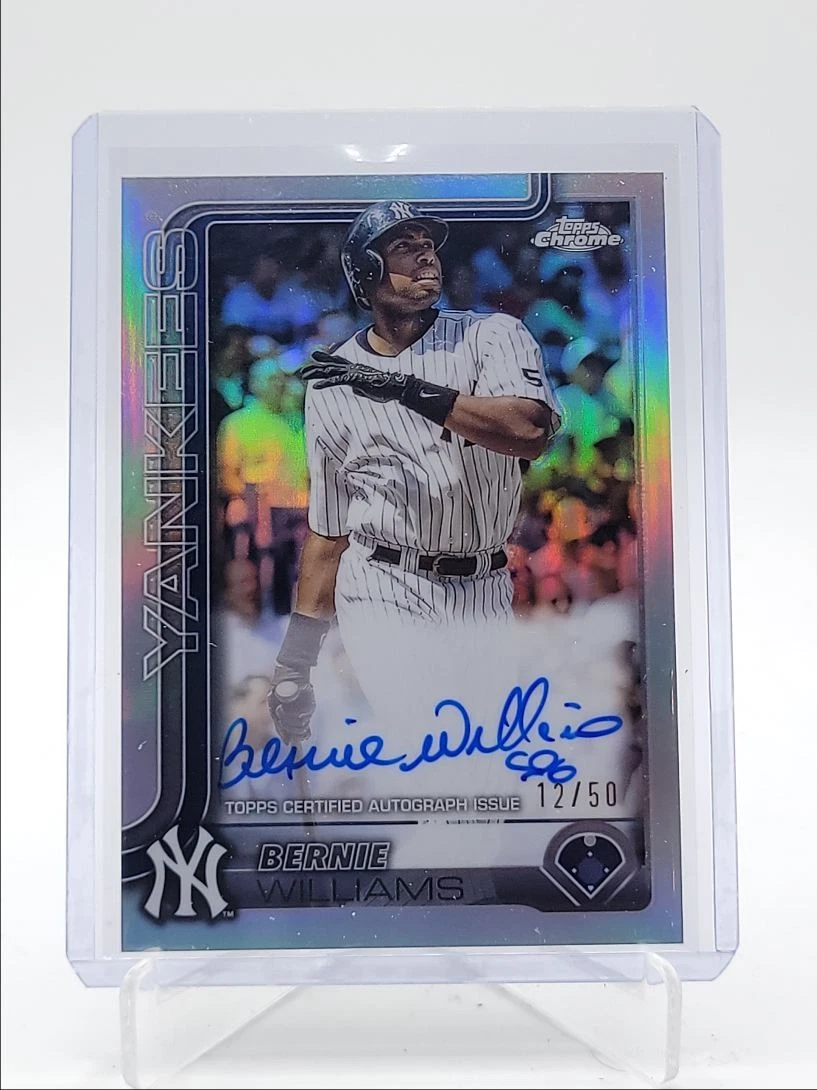 Bernie Williams Baseball Serial Numbered Sports Trading Cards