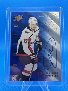 24/25 Upper Deck SPX Pierrick Dube #136 Rookie Card Auto /199 - Bild 1 von 2