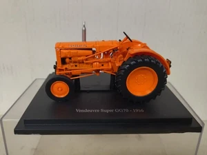 VENDEUVRE SUPER GG70 1956 ORANGE TRACTOR/FARMER 1:43 UH HACHETTE - Imagen 1 de 4