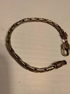  S925 Sterling Silver Chain Bamboo Link Bracelet  - Picture 1 of 20
