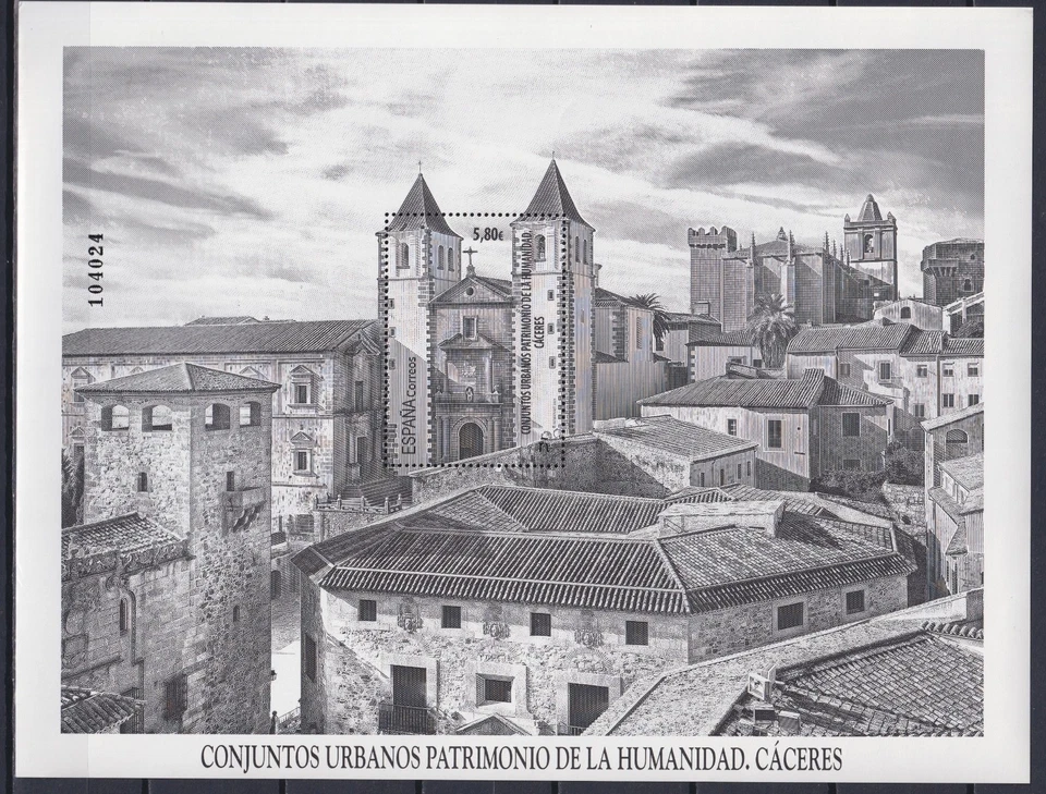 Spain 2021 Architecture, Caceres, World Heritage Site MNH** - Image 1 of 1