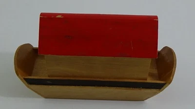 Винтажный деревянный Ноев ковчег Shackman сделано в Японии #861 - Изображение 1 из 4