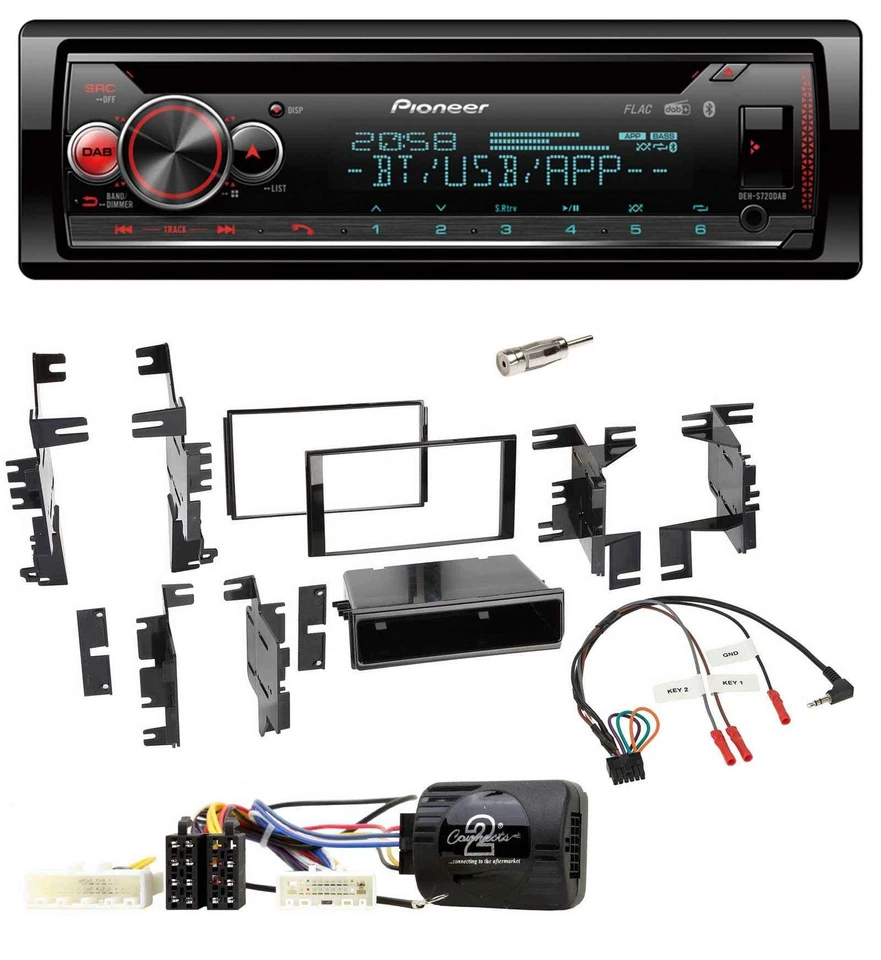 Pioneer Lenkrad DAB CD Bluetooth USB Autoradio für Nissan Tida ab 2008 Titan ab - Bild 1 von 4
