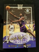 Kobe Bryant 1996 1997 Score Board LA Lakers GOLD AUTOGRAPH facsimle ROOKIE AUTO