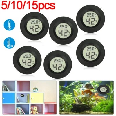 Mini LCD Digital Termómetro Higrómetro Humedad Temperatura Medidor Probador Interior Foto 1 de 4