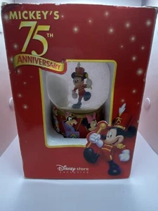 Mickey's 75th Anniversary Snow Globe Disney Store Special Edition Collectible - Picture 1 of 12