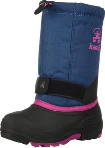 Kamik Rocket Light Navy Cold Weather Little Kid/Big Kid Winter Snow Boots - Picture 1 of 6