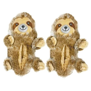 OoohGeez Womens Fuzzy Animal Slippers, Non-Slip House Sherpa Shoes, Sloth Hugs - Picture 1 of 7