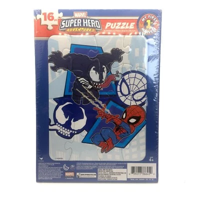 Комиксы Marvel Comics Super Hero Adventures детские 16 шт. Головоломка Venom & Spiderman - Изображение 1 из 3