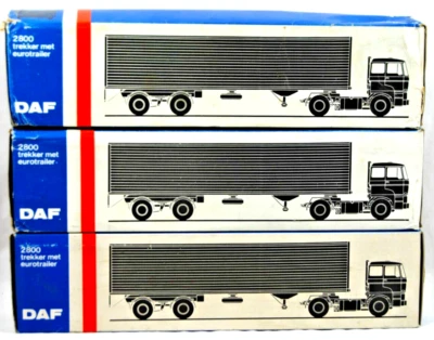 Original LION CAR NL BOX No: 59 DAF 2800 TRUCK & TRAILER For Various Companies - Image 1 of 4