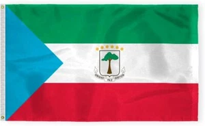 AGAS Bandiera Guinea Equatoriale - Multi Variazione - Bandiere Internazionali - Foto 1 di 13