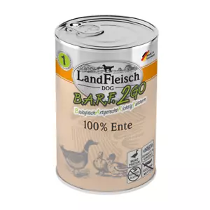 LandFleisch B.A.R.F.2GO 100% von der Ente 6 x 400g (14,13€/kg) - Bild 1 von 1