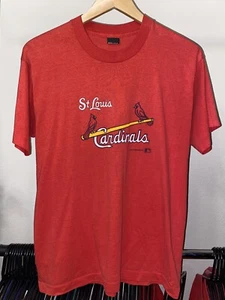 Vintage 90s 1991 MLB St Louis Cardinals T-Shirt Herren XL Single Stitch Rot - Bild 1 von 8