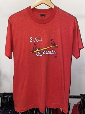 Vintage 90s 1991 MLB St Louis Cardinals T-Shirt Mens XL Single Stitch Red - Image 1 of 4