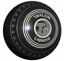 Taylor Lignoid Indoor/Lawn Bowls - Black - Heavy - Set Of 4