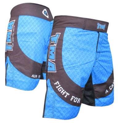 TMA MMA Shorts Muay Mens Short Thai Grappling Kick Boxing Cage Fighting - Image 1 of 4