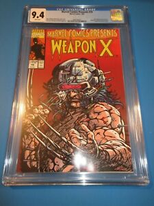Marvel Comics Presents #79 Barry Smith Weapon X Wolverine CGC 9.4 NM Beauty Wow 
