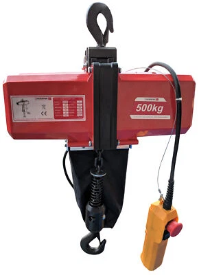 Elektrischer Kettenzug BDH-500 Elektrokettenzug 500 Kg Kettenwinde Aufzug 230V