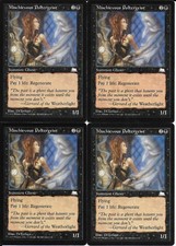 MTG: MISCHIEVOUS POLTERGEIST Weatherlight UNCOMMON; played, Excellent x4