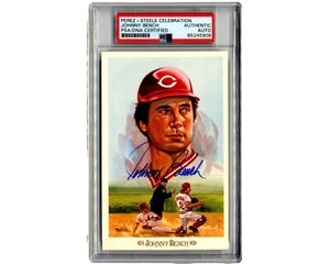 Johnny Bench Boldly Signed Perez Steele Card PSA/DNA Authentic Auto! - Picture 1 of 2