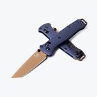 Benchmade Bailout Tanto Folding Knife M4 Steel Blue Aluminium Handle B537fe-02