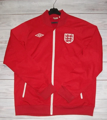 England Football Soccer Jacket Top Umbro Size L Cover