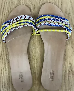 Kate Spade Saturday Slip In Sandals. Colorful Rope. Size 10. Excellent Condition - Picture 1 of 7