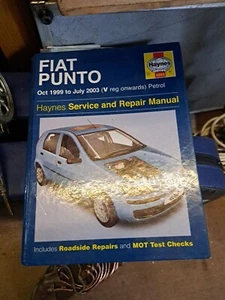 Haynes 4066 FIAT PUNTO 1999 TO 2003 PETROL Service and Repair Manual - Picture 1 of 4