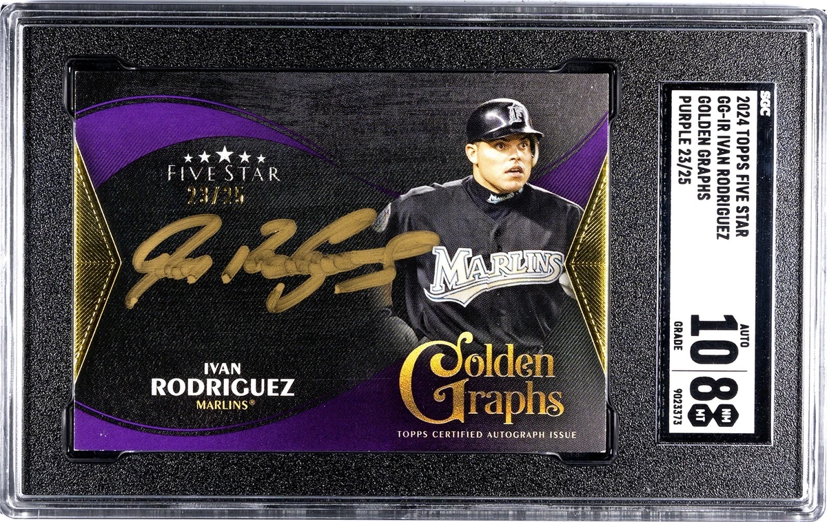 Ivan Rodriguez 10 Graded Baseball Sports Trading Cards