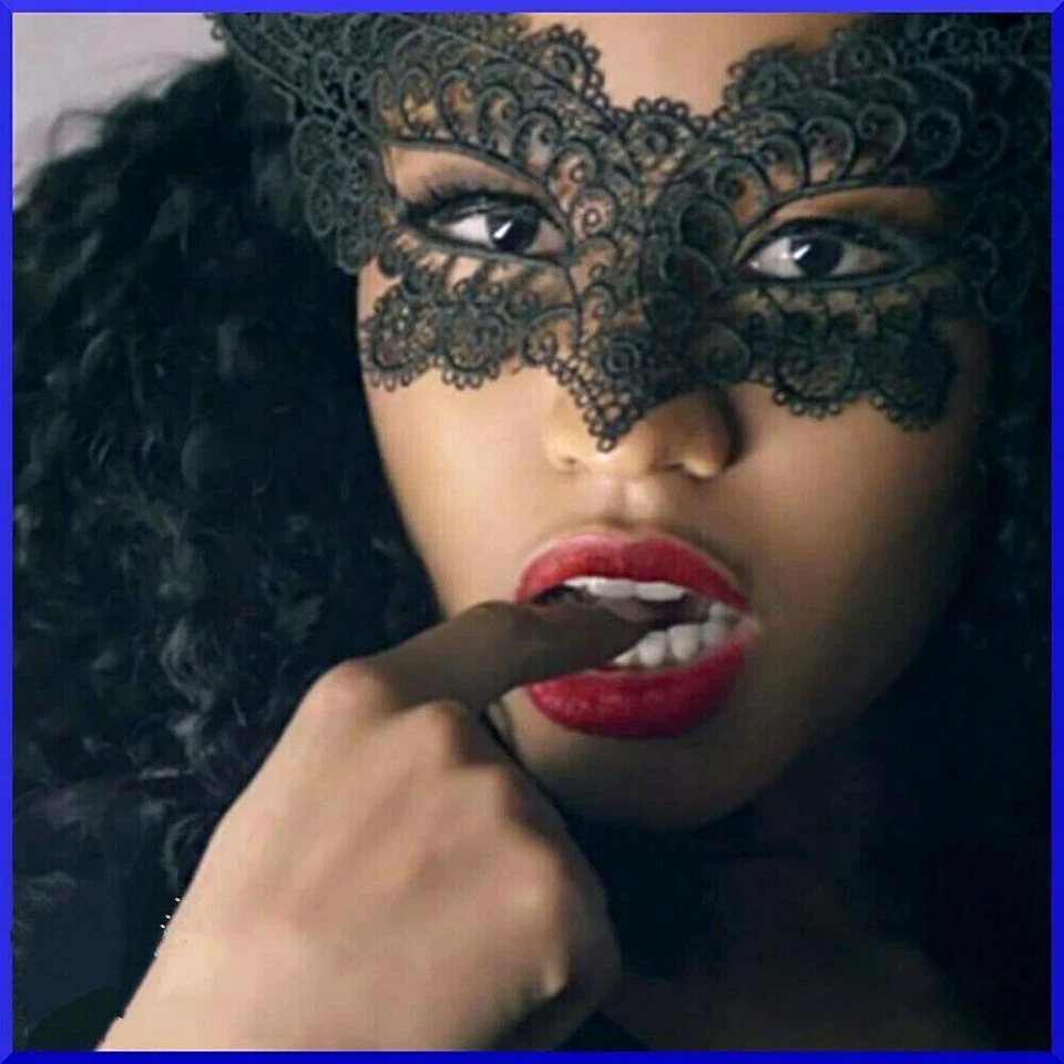 Maschera mascherina sexy da donna pizzo giochi erotici benda carnevale veneziana - Immagine 1 di 4