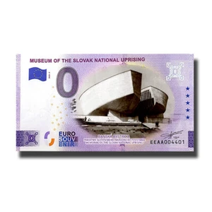 0 Euro Souvenir Banknote Museum National Uprising Slovakia EEAA 2023-7 Colour - Picture 1 of 4