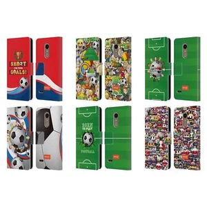 OFFICIAL emoji® WORLD CUP LEATHER BOOK WALLET CASE COVER FOR LG PHONES 1 - Picture 1 of 7