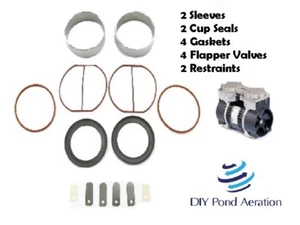 NUEVO Kit de reconstrucción de gas para bombas de pistón oscilante 82R Kit de servicio de extremo superior con mangas - Imagen 1 de 3