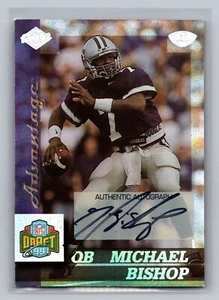 Michael Bishop 1999 Collector's Edge Advantage AUTO #155 Football NFL Card RC - Picture 1 of 2